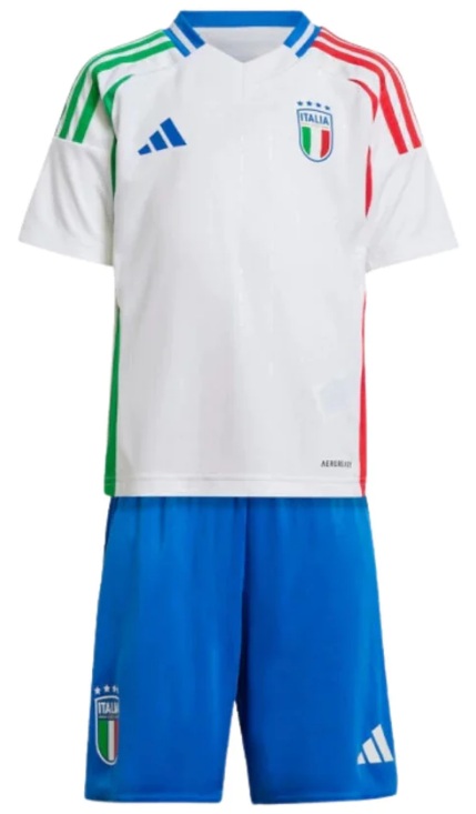 Kit infantil II Seleção da Italia 2024 Adidas oficial 